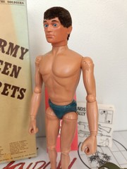 Vintage 1978 PALITOY U.S. ARMY GREEN BERETS ACTION MAN Eagle Eyes Figure in Box