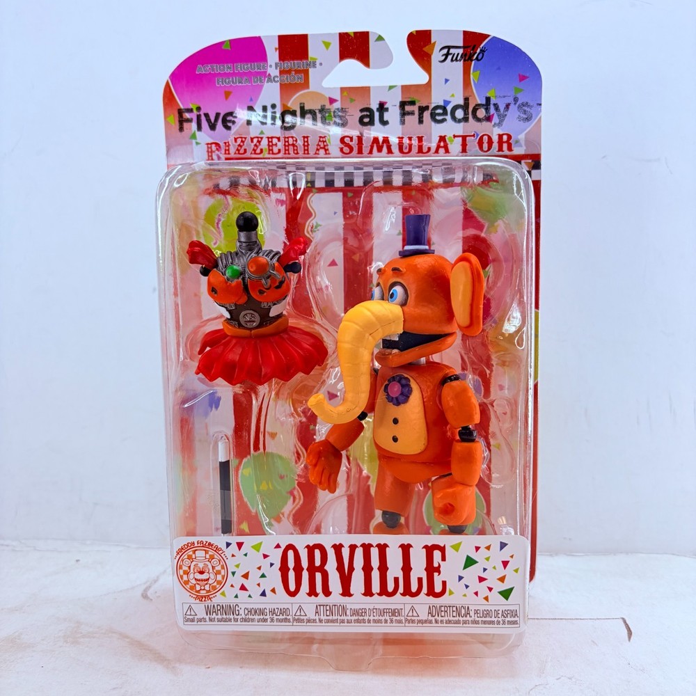 Five Nights At Freddy FNAF Pizza Simulator Orville Elephant 5″ Action Figure Toy
