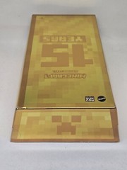 MIB Minecraft Diamond Level 15 Years Gold Tuxedo Steve Figure