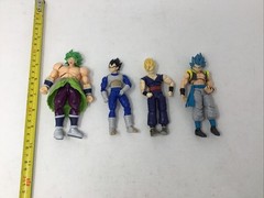 Dragon Ball Z Lot Of 8 Dragon Stars Super Saiyan Broly Gogeta Vegeta Gohan Goku