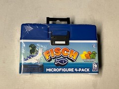 ROBLOX FISHING GAME 1 Fisch Fish Microfigure 4 Pack & DLC Code 2025