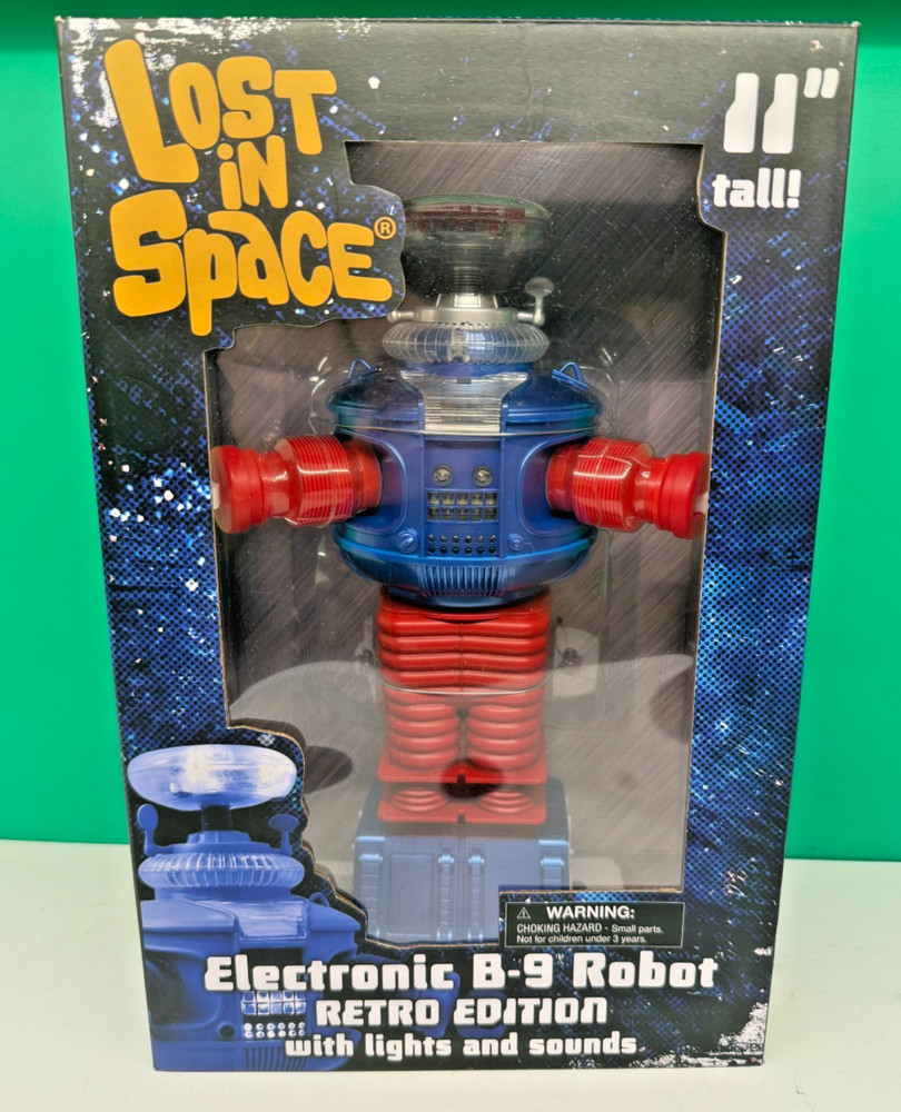 Lost In Space B-9 Robot Retro Edition Electronic Lights & Sounds Diamond Select