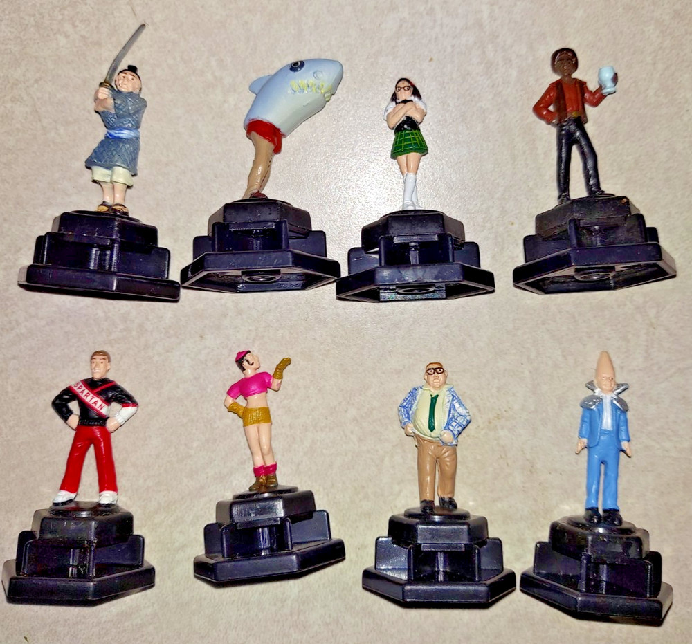 SNL Trivial Pursuit – 8 Game Tokens Miniature Figures – Saturday Night Live NEW