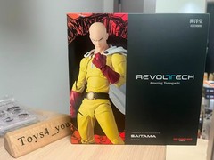 Kaiyodo Revoltech Amazing Yamaguchi One Punch Man SAITAMA with Bonus Parts New