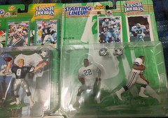 5 Cowboys Action Lot Emmitt Smith Staubach Aikman Dorsett Moose Johnston Lot