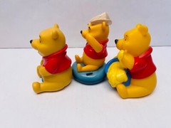 Vintage Disney Winnie the Pooh Vinyl Plastic Figures Set Nursery Decor BIN 22