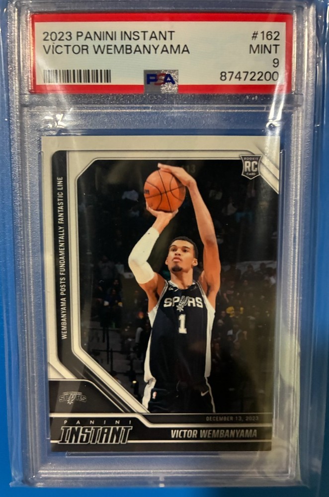 VICTOR WEMBANYAMA SAN ANTONIO SPURS 2023 PANINI INSTANT #162 MINT 9