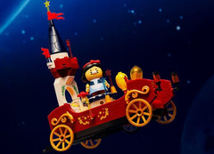Kakao Friends Choonsik 3-Set Blocks Parade Car Pharaoh Royal Coach Korea Limited