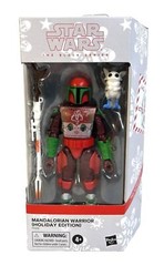 Star Wars the Black Series Mandalorian Warrior Holiday Edition 2022 NIB