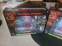 Fnaf Endo Series Freddy & Bonnie EMPTY BOXES ONLY. NO FIGURES INCLUDED