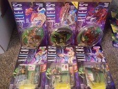 1994 Kenner Aliens Crab, Boar Alien, Panther Lot of 6 figures!