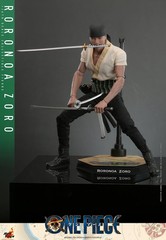 Hot Toys TMS110 Netflix: One Piece Roronoa Zoro 1/6 Scale 12″ Figure Open Box