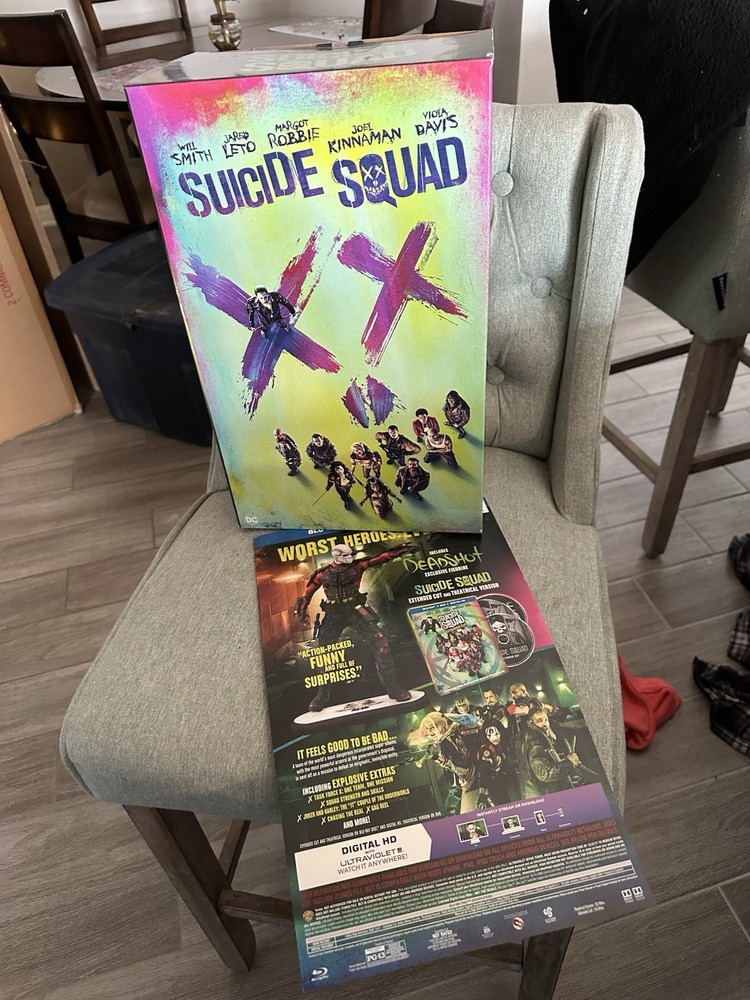Rare* New in box Amazon exclusive extended edition Blu-ray of suicide squad