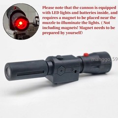 3D Print Retractable LED Hand Cannon Upgrade Kit For SS86 Megatank Accessories