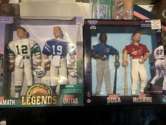Starting Lineup 12 Inch Figure Lott Namath, Unitas, Sosa, McGwire Lot