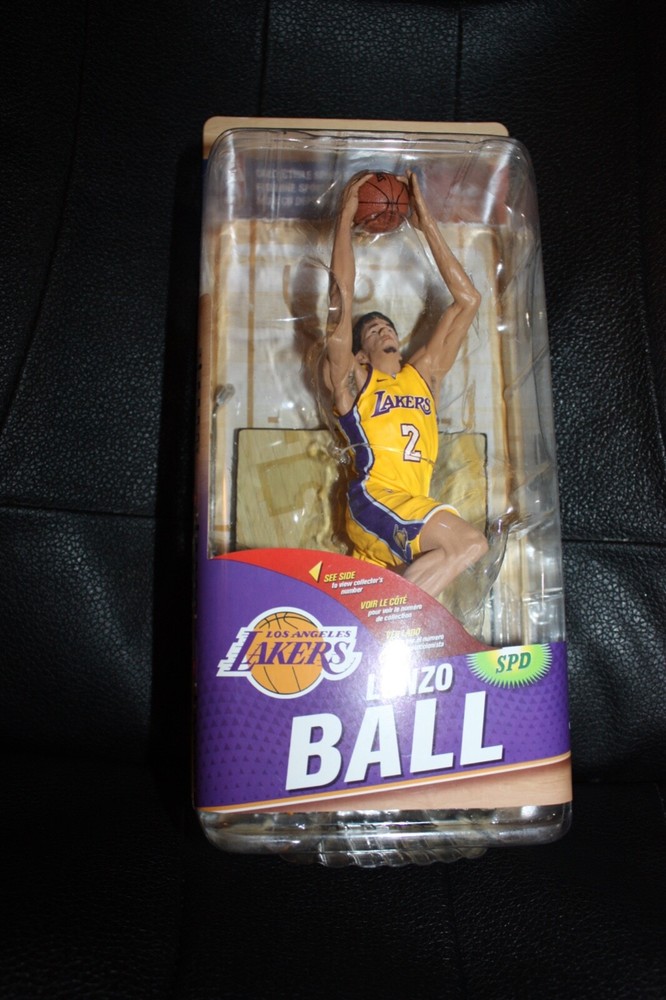 McFarlane NBA Series 32 Los Angeles Lakers Lonzo Ball Yellow Jersey