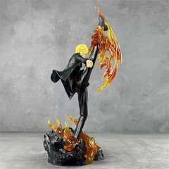 30Cm Anime One Piece Figure Kick the Leg Sanji GK Statue Action Figures Doll Col