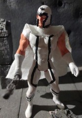 Marvel Secret Wars MAGNETO White Suit Custom 4.5″ Figure w Weapon Mattel 1984
