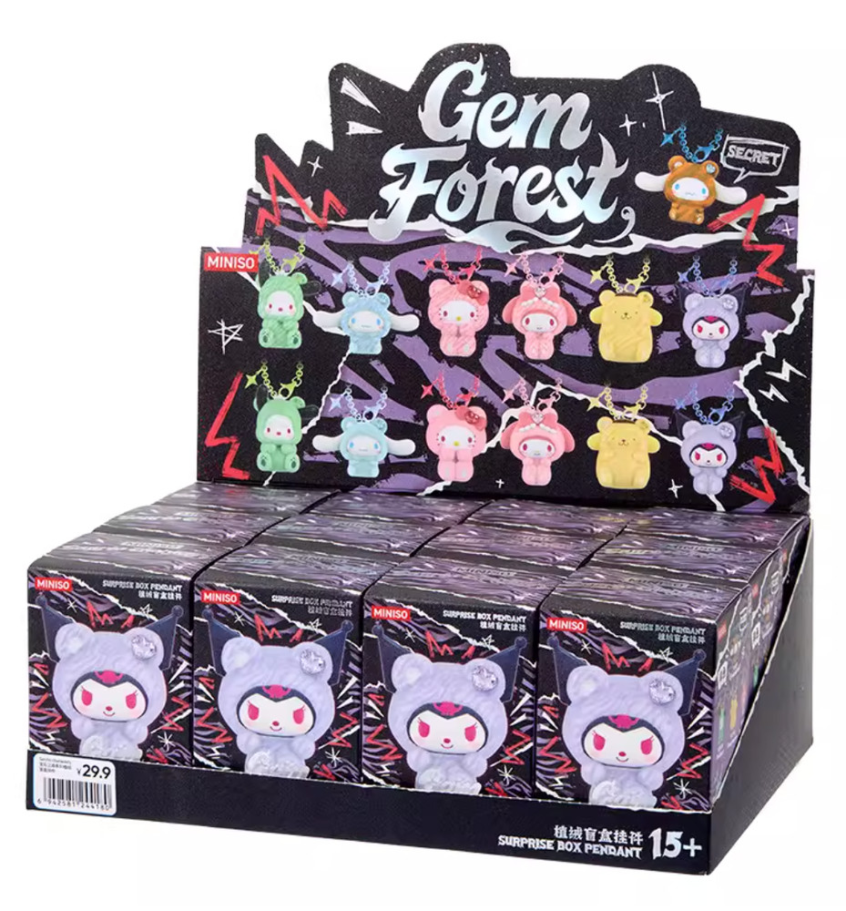 💡 Miniso x Sanrio Characters Gem Forest Series Flock Pendant Full Set of 12