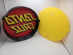 Retro Santa Cruz Skateboards logo light box sign display 1980’s vintage style