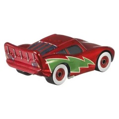 Disney Pixar Cars Movie #95 Christmas Lightning McQueen 1:55 Diecast Model Car