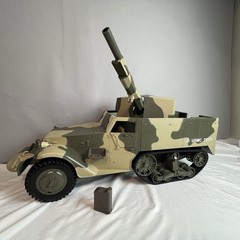 GI Joe Hasbro M3 Tank Destroyer, WWII Half-Track Vehicle 1:6 Scale, 12” 2001 BBI