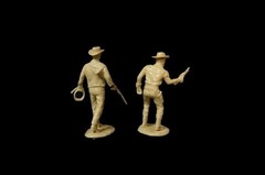 MARX Wagon Trail TV Western Character figures 54mm toy soldiers playsets