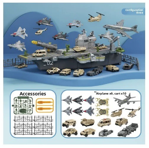 Ultimate Naval Defense Command Center – Aircraft Carrier & Vehicle Playset