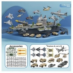 Ultimate Naval Defense Command Center – Aircraft Carrier & Vehicle Playset