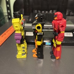 G1 Transformers Action Masters Lot Over-Run, Devastator & Jackpot Hasbro 1990