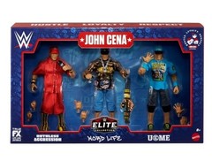 John Cena WWE Elite Collection John Cena 3-Pack Action Figure Retirement Set