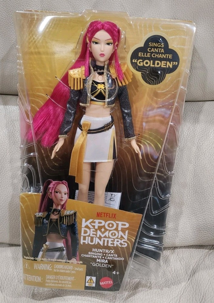 KPop Demon Hunters HUNTR/X MIRA Singing Doll “Golden” Brand New IN-HAND
