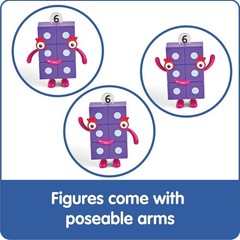 Numberblocks Friends Six to Ten Figures – Official Licensed Character Action …