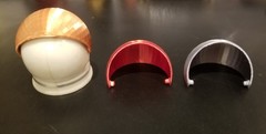 Custom 3D printed GI Joe Space Astronaut Helmet visor in multiple colors