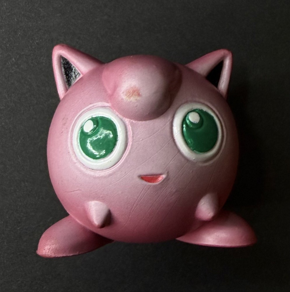 Jigglypuff #039 Pokemon Tomy Figure 1st Gen Nintendo 1.25 in CR-GF-TX-SP-JK