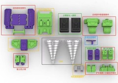 For SS86 Devastator Combination Team Members Weapon Upgrade Kit PLA 3D Print