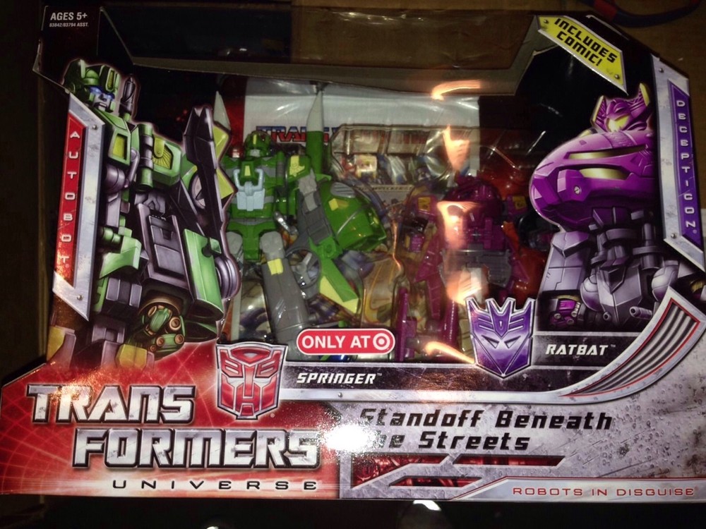 Transformers Classics Universe Target Exclusive G1 Deco Springer Ratbat New