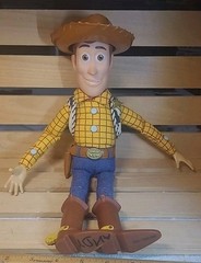Disney Store Toy Story Woody Pull String Talking 15” Doll Andy. Does Not Work