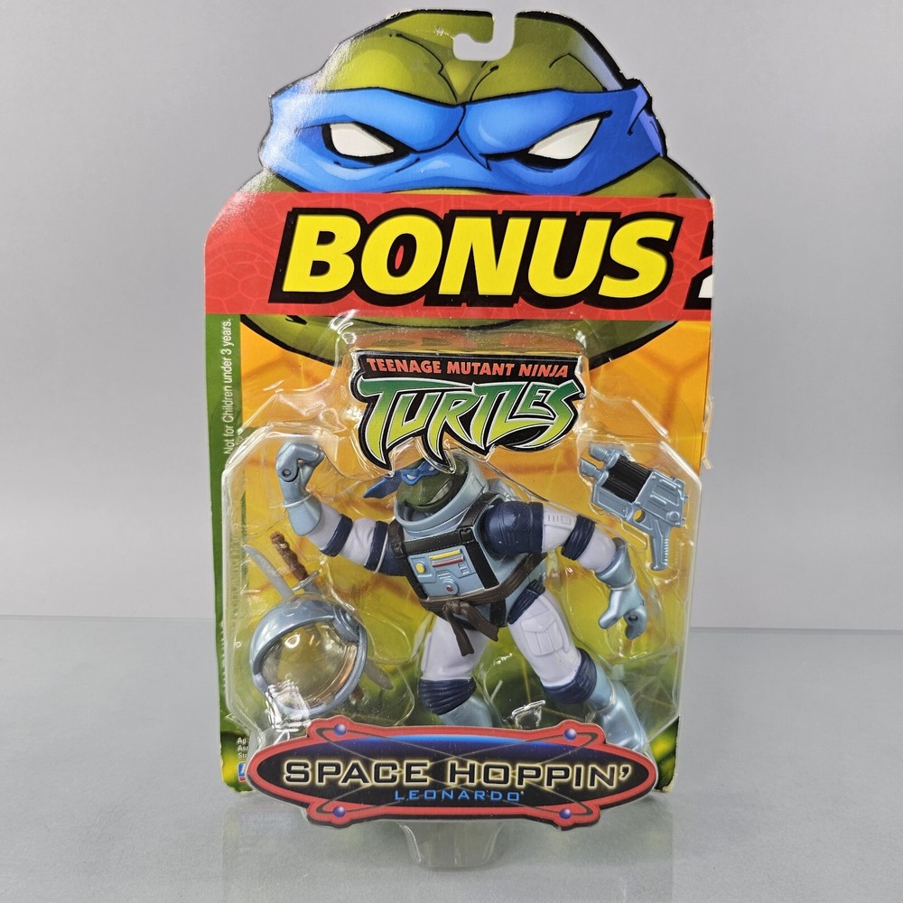 Teenage Mutant Ninja Turtles Space Hoppin’ Leonardo Figure TMNT Playmates 2004