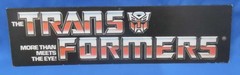 Transformers Hasbro Vintage Original Store Display Hanger 15″ x 4″ B