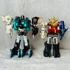 Bandai Japan DX Megazord Power Rangers Wild Force Sentai Gaoranger Gao King set