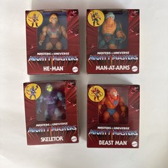 Masters Of The Universe Mighty Masters Lot Of 4 With Display Box