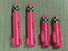 1988 Tiger Rat Tiger Force Set of 4 Bombs Missiles – Vintage GI Joe ARAH parts