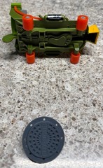 1988 TMNT Cheapskate Teenage Mutant Ninja Turtles Playmates Skateboard Vintage