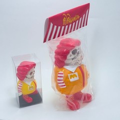 Ron English SUPER SIZED ME SSF Skeleton & MC Supersized Mini Secret Base JAPAN