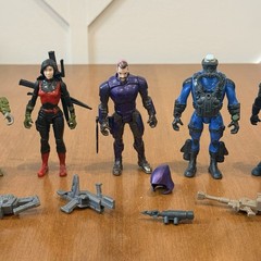 Greenbrier Final Faction Lot of 8 Figures Alpha Team Soldiers Accessories Weapon