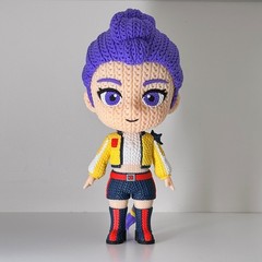 Rumi Zoey Mira – K-Pop Demon Hunters Knitted Texture Figures Display Model
