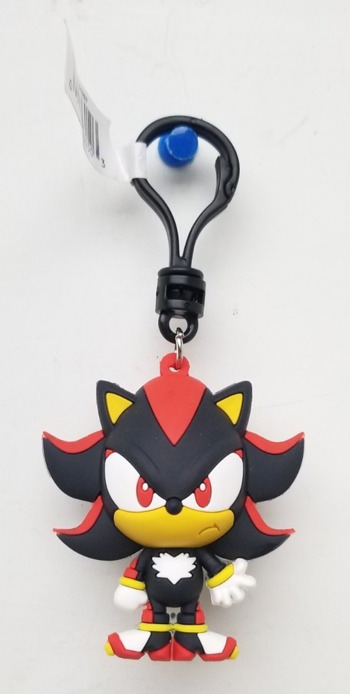 (2024) Monogram 2.75″ Sonic The Hedgehog Series 2 “Shadow” 3D Figural Bag Clip