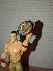 Custom WWE WWF John Cena Intercontinental Belt for 6″ (figures not included)