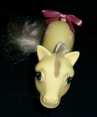 Rose: My Little Pony MLP Vintage Posey #4 GOOD/FAIR pink hair G1
